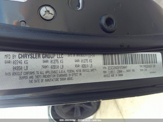 Dodge Challenger Sxt 2015 2C3CDZAG5FH720047 Image 9