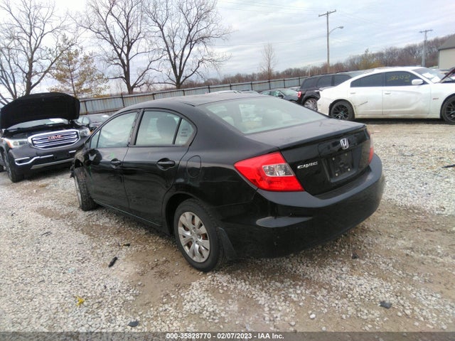 2012 HONDA CIVIC SDN LX VIN: 19XFB2F55CE028634
