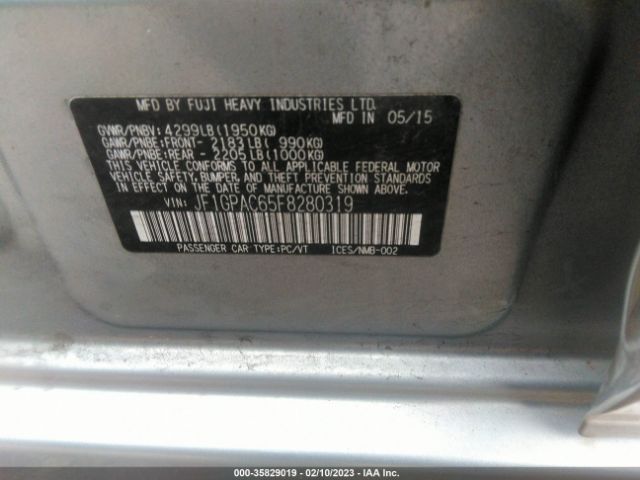 JF1GPAC65F8280319 Subaru Impreza Wagon 2.0i Premium