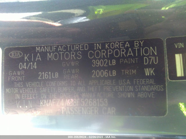 KIA FORTE EX 2015 KNAFZ4A88F5268153 Image 9