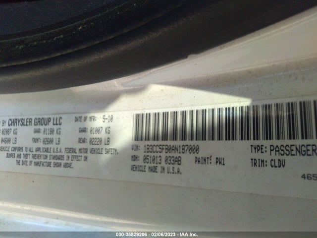 Dodge Avenger R/t 2010 1B3CC5FB0AN187000 Image 9