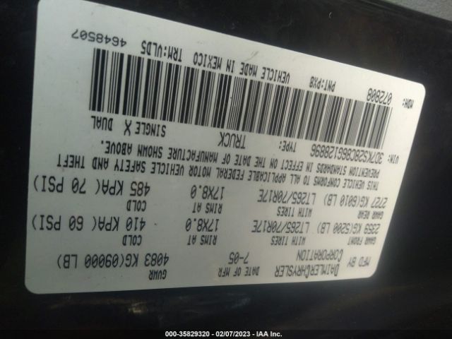 3D7KS28C86G128896 Dodge Ram 2500 Laramie