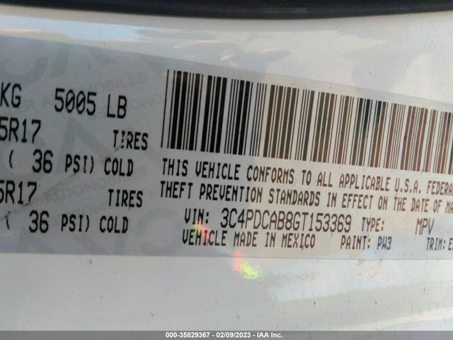 Dodge JOURNEY SE 2016 3C4PDCAB8GT153369 Image 9