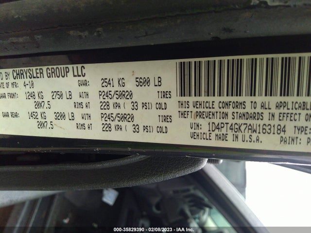 Dodge Nitro Heat 2010 1D4PT4GK7AW163184 Image 10