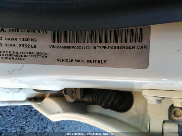 2016 Maserati Quattroporte, VIN: ZAM56RPA9G1173118