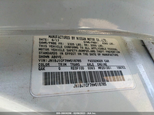 2017 Nissan Qashqai, VIN: JN1BJ1CP7HW018785