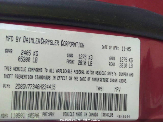 Dodge Magnum Srt8 2006 2D8GV77346H234415 Image 10