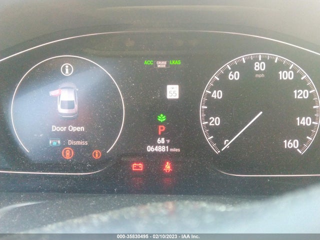 2019 HONDA ACCORD SEDAN EX-L 1.5T VIN: 1HGCV1F54KA089173
