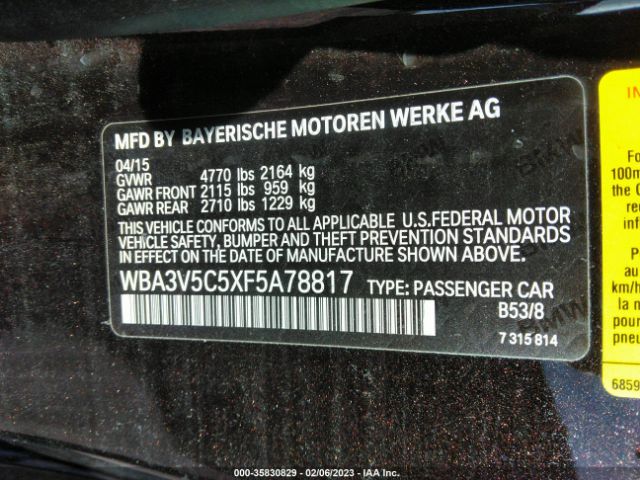 WBA3V5C5XF5A78817 BMW 4 Series
