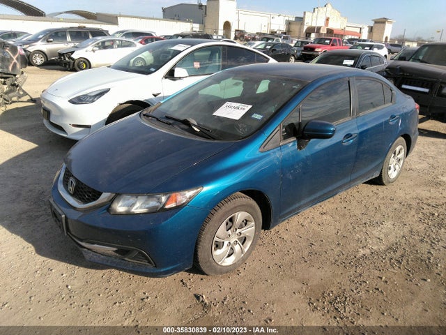 Honda Civic Sedan Lx 2014 2HGFB2F50EH500070 Image 2