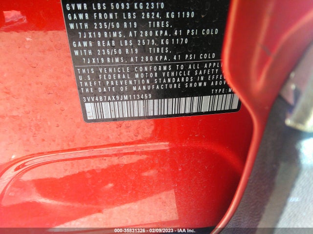 3VV4B7AX9JM113459 Volkswagen Tiguan Sel Premium