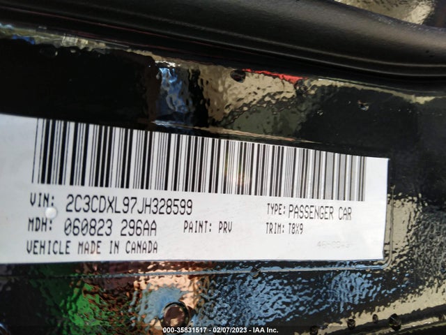2018 Dodge Charger, VIN: 2C3CDXL97JH328599