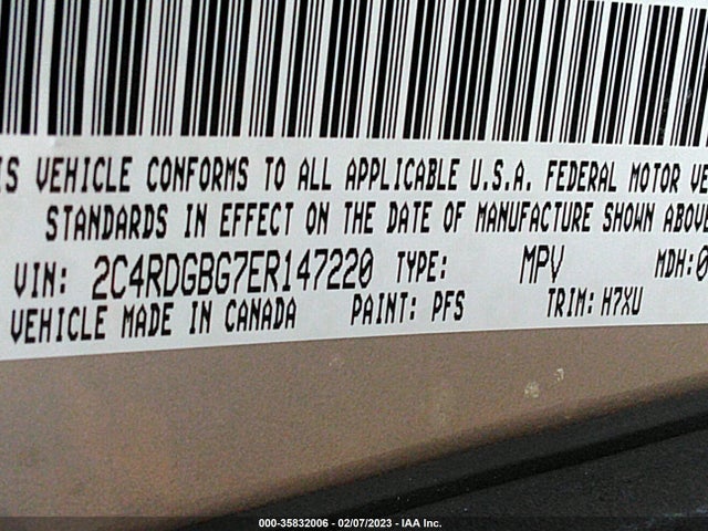 Dodge Grand Caravan Se 2014 2C4RDGBG7ER147220 Image 9