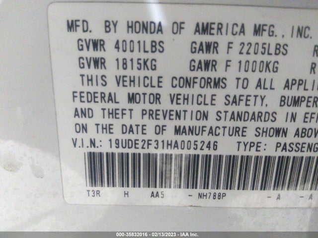 2017 Acura ILX, VIN: 19UDE2F31HA005246