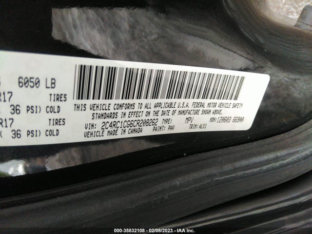 2C4RC1CG6CR208262 Chrysler Town & Country