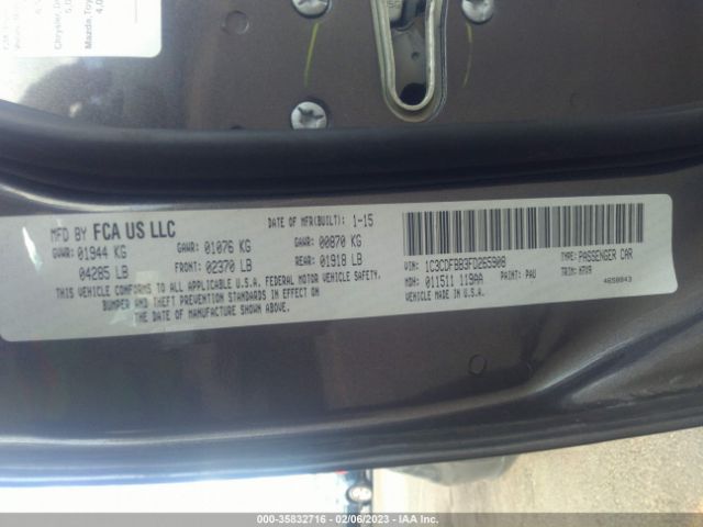 1C3CDFBB3FD265908 Dodge DART SXT