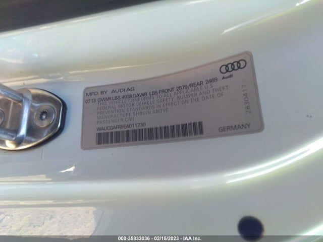 2014 Audi S5, VIN: WAUCGAFR9EA011730