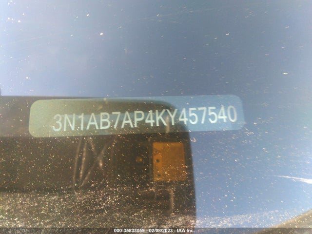 Nissan SENTRA SV 2019 3N1AB7AP4KY457540 Image 11