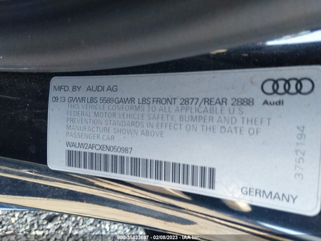 2014 Audi S7, VIN: WAUW2AFCXEN050987