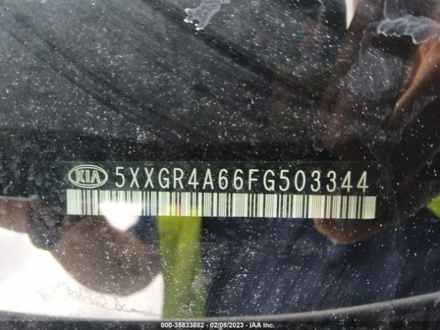 5XXGR4A66FG503344 KIA Optima Sxl Turbo