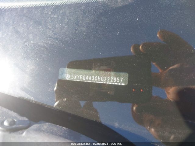 5XYPG4A30HG222957 KIA SORENTO LX