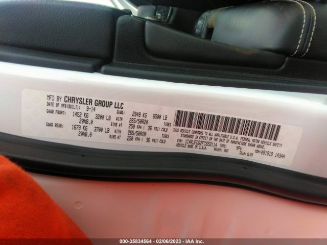1C4RJFCG2FC653114 Jeep Grand Cherokee Overland