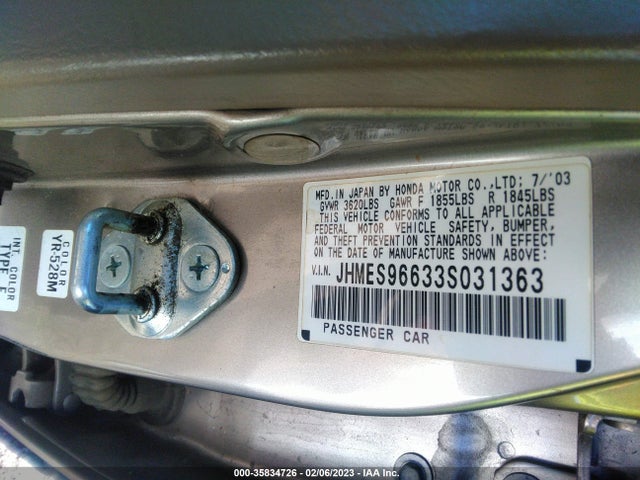 Honda CIVIC HYBRID 2003 JHMES96633S031363 Image 10