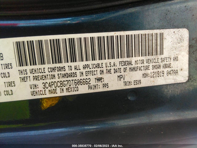 Dodge Journey Sxt 2013 3C4PDCBG7DT606662 Image 9