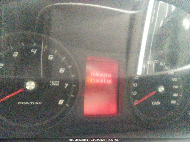 2008 PONTIAC G8 VIN: 6G2ER577X8L123186