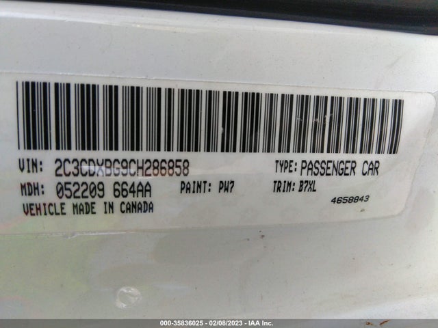 Dodge Charger Se 2012 2C3CDXBG9CH286858 Image 10