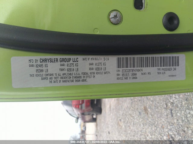 Dodge Challenger R/t Plus 2015 2C3CDZBT8FH709474 Image 9
