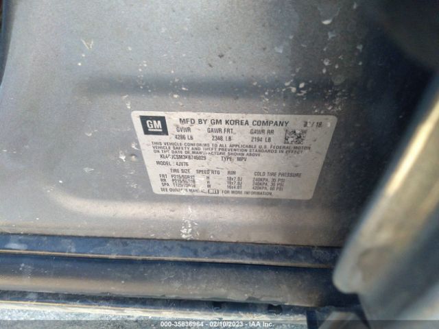 KL4CJCSM3KB745029 Buick Encore Essence