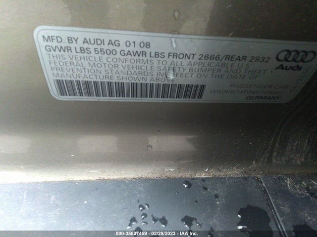 WAUKH74F08N106002 Audi A6