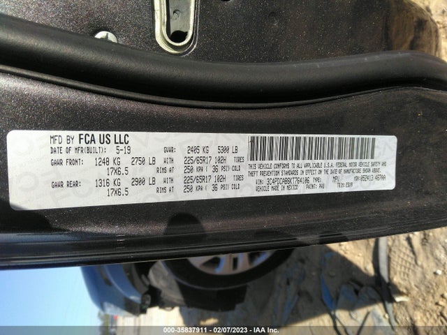 Dodge Journey Se Value Pkg 2019 3C4PDCAB6KT764106 Image 9