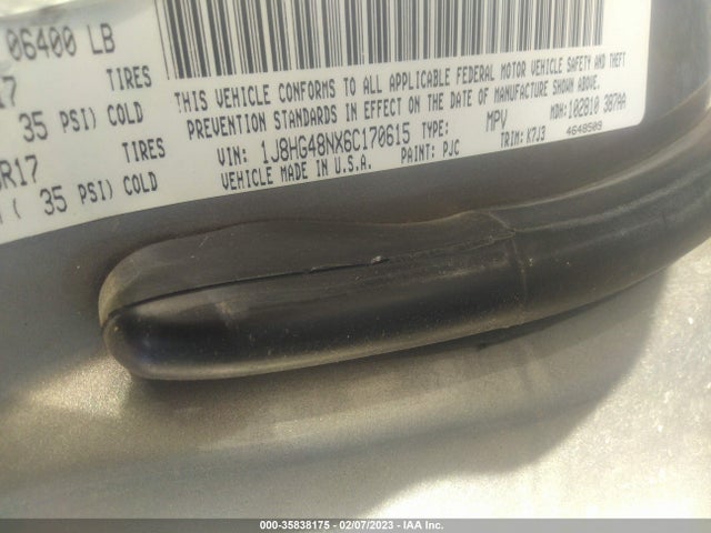 Jeep Commander 2006 1J8HG48NX6C170615 Image 10