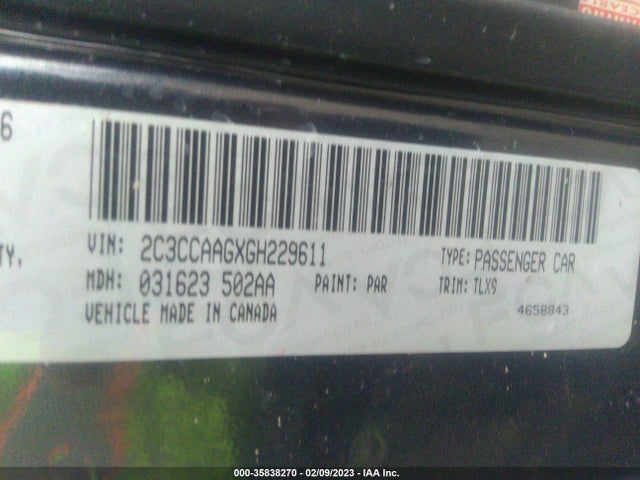 Chrysler 300 Limited 2016 2C3CCAAGXGH229611 Image 9