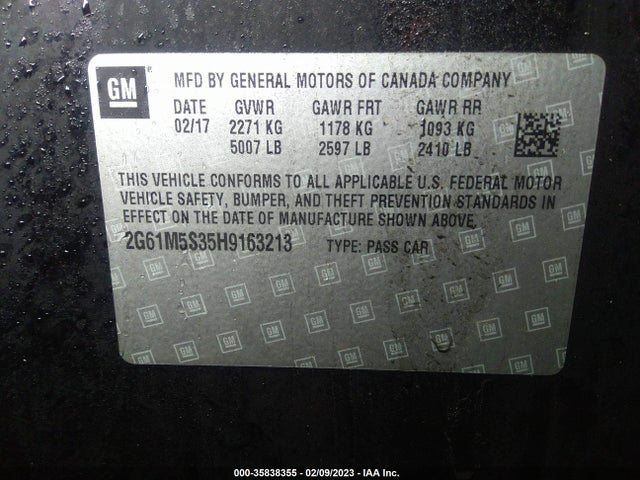 Cadillac XTS LUXURY 2017 2G61M5S35H9163213 Image 9