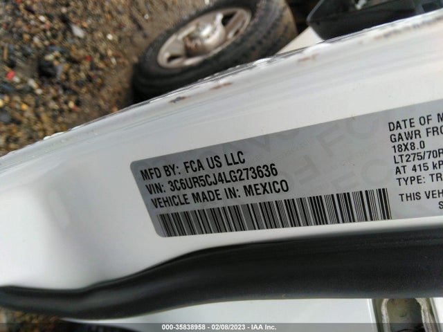 2020 Ram 2500, VIN: 3C6UR5CJ4LG273636