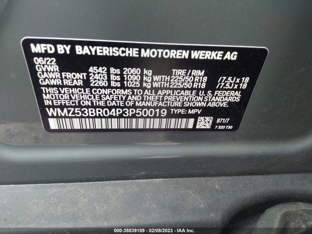 2023 Mini Countryman, VIN: WMZ53BR04P3P50019