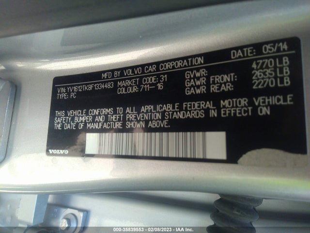Volvo S60 T5 Premier 2015 YV1612TK8F1334483 Image 10