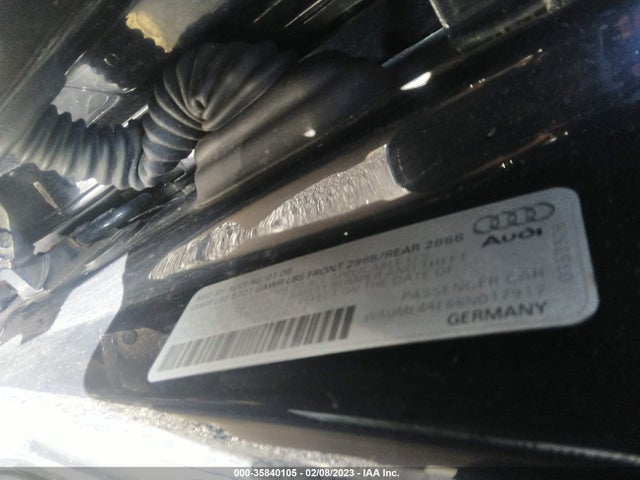 WAUML44E66N017917 Audi A8 L 4.2l