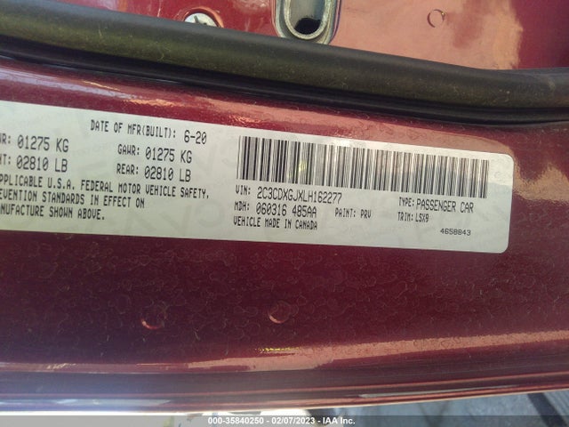 Dodge Charger Scat Pack 2020 2C3CDXGJXLH162277 Image 10