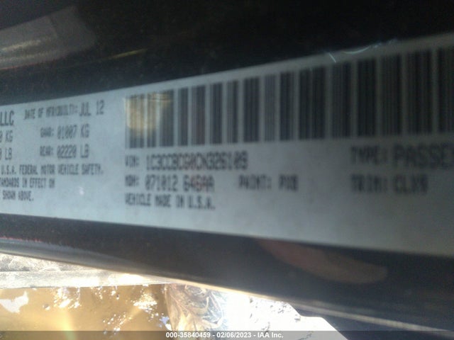 1C3CCBCG0CN326109 Chrysler 200 Limited