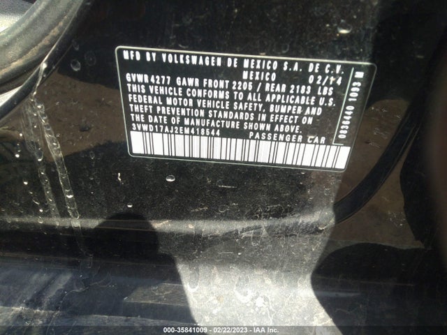 Volkswagen Jetta Sedan Se 2014 3VWD17AJ2EM418544 Image 10