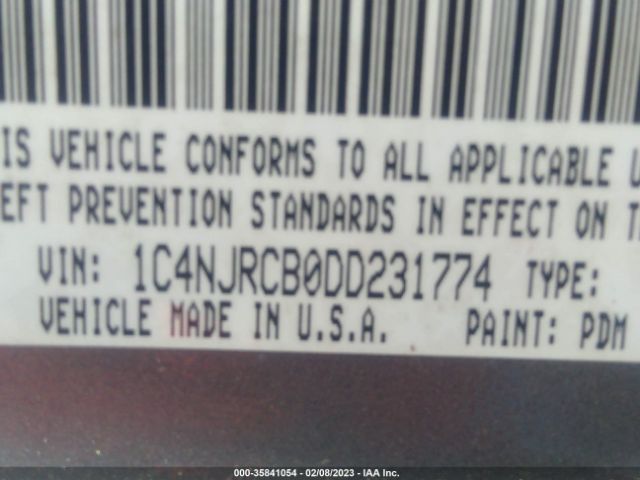 1C4NJRCB0DD231774 Jeep Patriot Limited