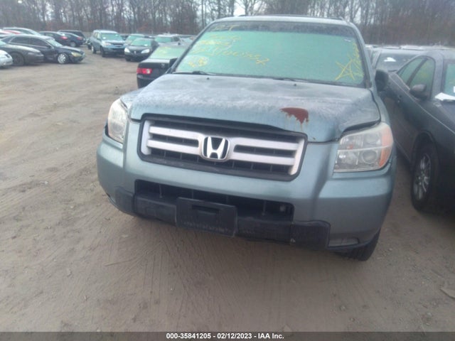 2006 HONDA PILOT LX VIN: 2HKYF18176H536623