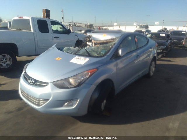 2013 HYUNDAI ELANTRA LIMITED PZEV VIN: KMHDH4AE9DU675934