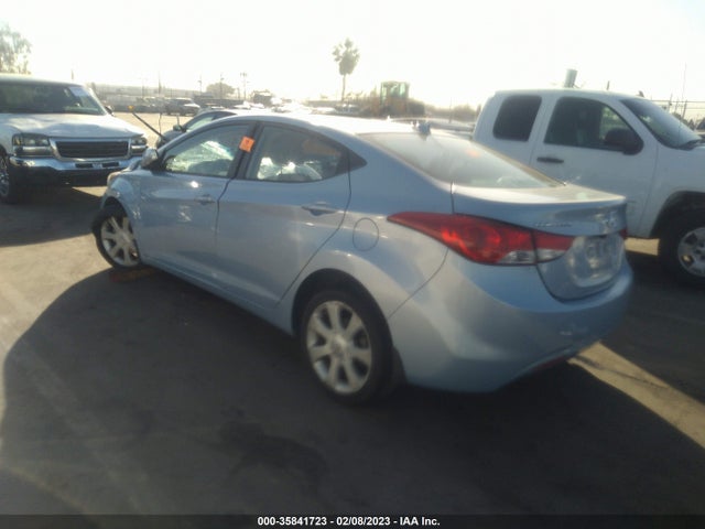 2013 HYUNDAI ELANTRA LIMITED PZEV VIN: KMHDH4AE9DU675934