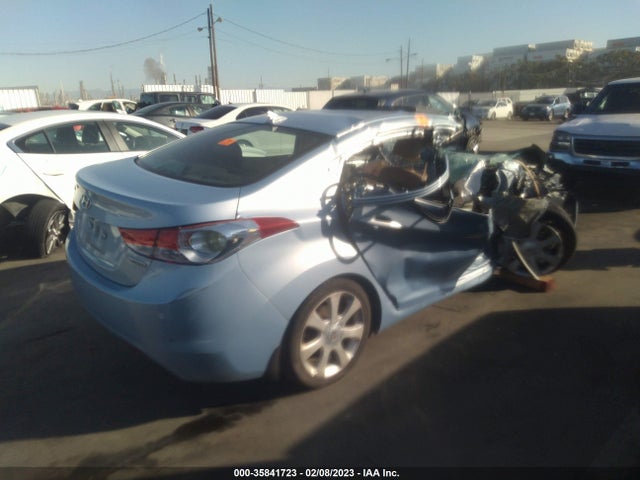 2013 HYUNDAI ELANTRA LIMITED PZEV VIN: KMHDH4AE9DU675934