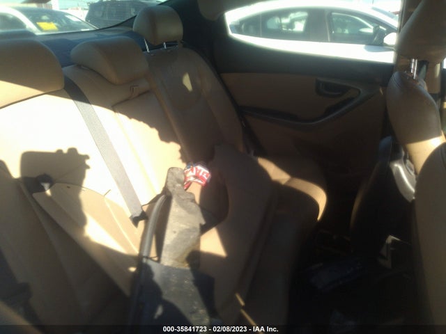 2013 HYUNDAI ELANTRA LIMITED PZEV VIN: KMHDH4AE9DU675934